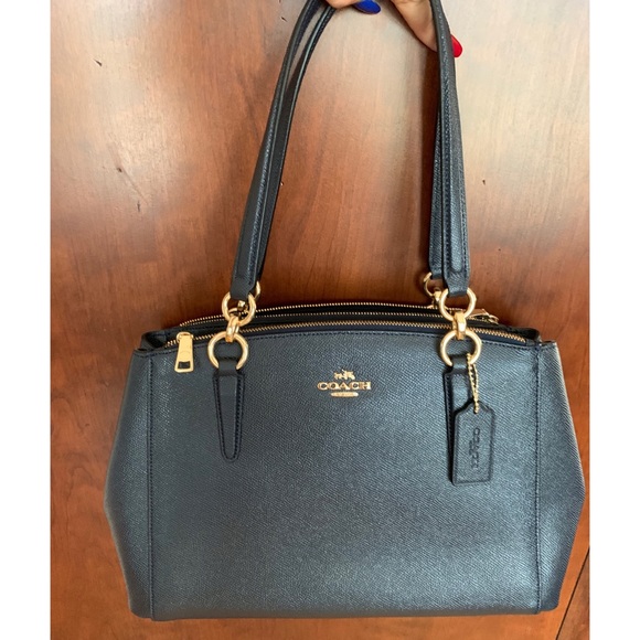 coach midnight blue bag